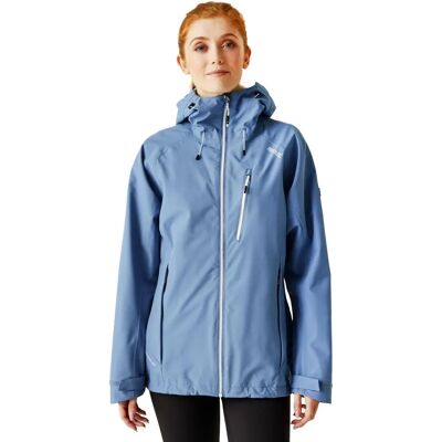 Regatta Dames Coronet Blau Waterdichte Jas - Buitenjas Regatta Dames Coronet Blau Waterdichte Jas - Buitenjas