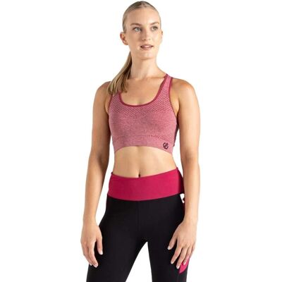 Dare2b Soutien-Gorge Sport Femme Dont Sweat It II - Impact Moyen, Rose Marl - Publicité Dare2b Soutien-Gorge Sport Femme Dont Sweat It II - Impact Moyen, Rose Marl - Publicité