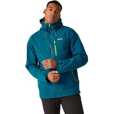 Regatta Mens Lightweight Okara Waterproof Jacket - Navy Regatta Mens Lightweight Okara Waterproof Jacket - Navy