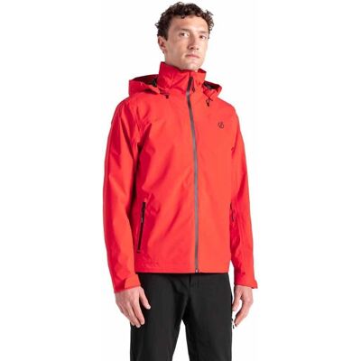 Dare2b Mens Waterproof Jacket - Seville Red XXL Dare2b Mens Waterproof Jacket - Seville Red XXL