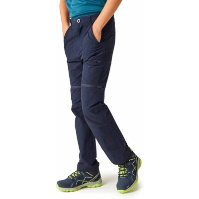 Regatta Jungen Highton Reißverschluss Abzipfbare Wanderhosen - Marineblau - 13 Jahre Regatta Jungen Highton Reißverschluss Abzipfbare Wanderhosen - Marineblau - 13 Jahre