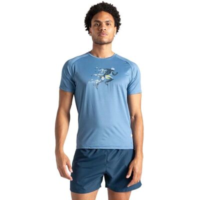 Dare2b Mens Tech Lightweight Short Sleeve T Shirt - Coronet Blue - XXL - T-Shirt Dare2b Mens Tech Lightweight Short Sleeve T Shirt - Coronet Blue - XXL - T-Shirt
