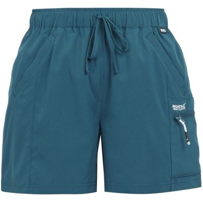 Regatta Damsky Resa Lättvikts Packaway Shorts - Marockansk Blå - Vattenavvisande Regatta Damsky Resa Lättvikts Packaway Shorts - Marockansk Blå - Vattenavvisande
