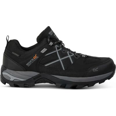 Regatta Herren Wasserdichte Samaris III Low Wanderschuhe - Schwarz/Granitt Regatta Herren Wasserdichte Samaris III Low Wanderschuhe - Schwarz/Granitt
