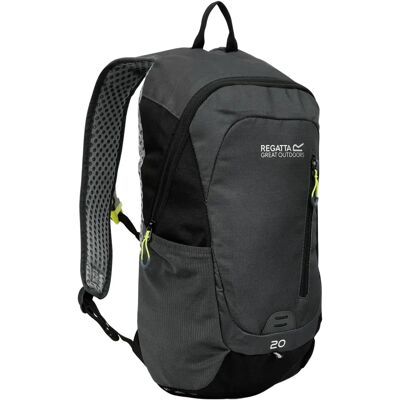 Regatta Highton V2 20L Rucksack - Schwarz/Seal Grey - Wandern Wandertasche Regatta Highton V2 20L Rucksack - Schwarz/Seal Grey - Wandern Wandertasche