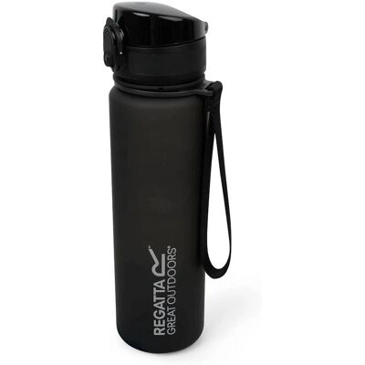 Regatta 0,6 l Tritan Schwarze Wiederverwendbare Trinkflasche Regatta 0,6 l Tritan Schwarze Wiederverwendbare Trinkflasche