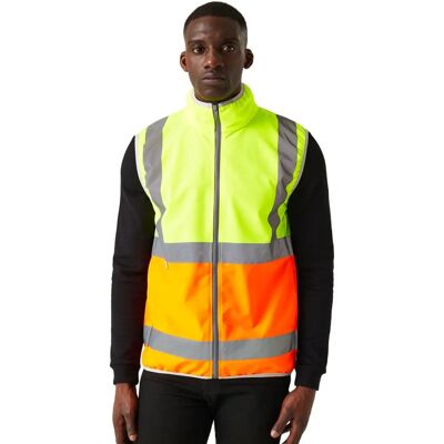 Regatta Professional Herre Pro Hi-Vis Fuldt Lynlås Bodywarmer - Bodywarmer Regatta Professional Herre Pro Hi-Vis Fuldt Lynlås Bodywarmer - Bodywarmer
