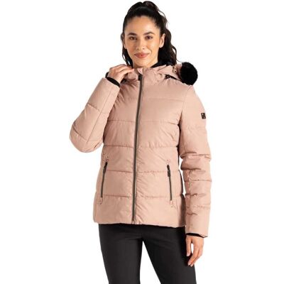Dare 2b Giacca da Sci Donna Impermeabile Glamourize V - Beige Dare 2b Giacca da Sci Donna Impermeabile Glamourize V - Beige