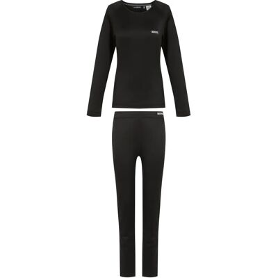 Regatta Conjunto Térmico Mujer - Negro - Talla 18 Regatta Conjunto Térmico Mujer - Negro - Talla 18