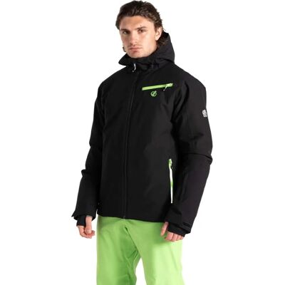 Dare 2b - Herren Eagle II Wasserdichte Wasserdichte Skijacke Schwarz Grün 3XL - Brust 127cm Dare 2b - Herren Eagle II Wasserdichte Wasserdichte Skijacke Schwarz Grün 3XL - Brust 127cm