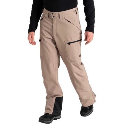 Dare 2B Mens Baseplate II Waterproof Ski Salopettes Pants Clay XXL - Waist 39-40" (99-102cm), Inside Leg 32" - Ski pants Dare 2B Mens Baseplate II Waterproof Ski Salopettes Pants Clay XXL - Waist 39-40" (99-102cm), Inside Leg 32" - Ski pants