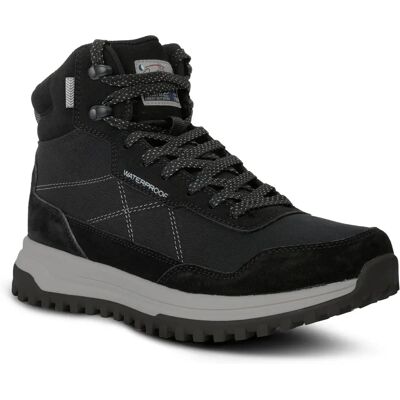 Regatta Mayfiels Waterproof Mid Rise Hiking Boots - Black - Men Regatta Mayfiels Waterproof Mid Rise Hiking Boots - Black - Men