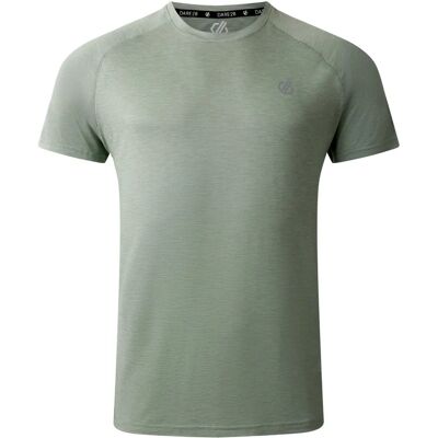 Dare 2B Mens Persist Lightweight T-Shirt Aqua Grey Marl - T-Shirt Dare 2B Mens Persist Lightweight T-Shirt Aqua Grey Marl - T-Shirt