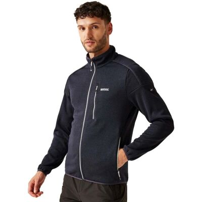 Regatta Mens Kames Full Zip Fleece Jacket - Ash (Glacier) - 4XL Regatta Mens Kames Full Zip Fleece Jacket - Ash (Glacier) - 4XL