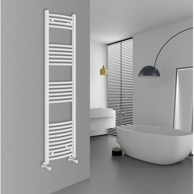 Warmehaus - Curved 1600x400 - White - Towel warmer Warmehaus - Curved 1600x400 - White - Towel warmer