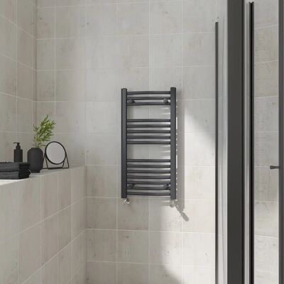 Warmehaus - Heated Towel Rail - Curved - 800x400mm - Towel Warmer Warmehaus - Heated Towel Rail - Curved - 800x400mm - Towel Warmer