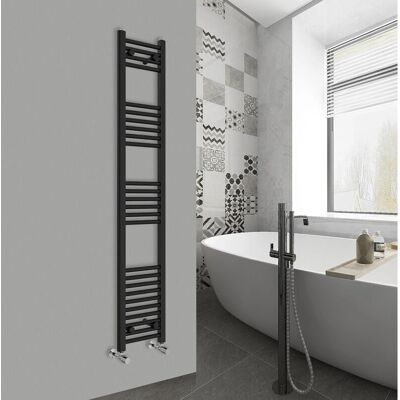 Warmehaus - R - 1600x300mm - Black - Heated Towel Rail Warmehaus - R - 1600x300mm - Black - Heated Towel Rail