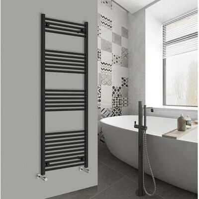 Warmehaus - R - Black - 1600x600mm - Towel Rail Warmehaus - R - Black - 1600x600mm - Towel Rail