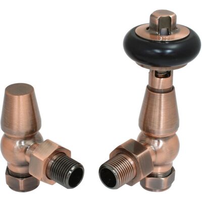 Warmehaus - Chelsea TRV - Antique Copper - Radiator Valve Warmehaus - Chelsea TRV - Antique Copper - Radiator Valve