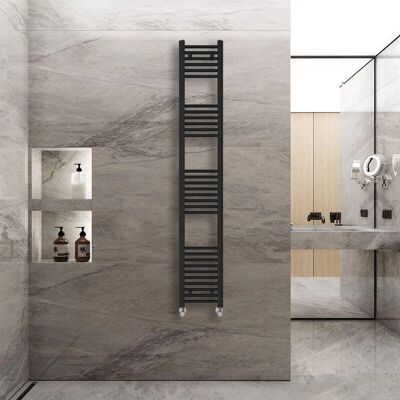 Warmehaus - Straight 1800x300 - Black - Towel Warmer Warmehaus - Straight 1800x300 - Black - Towel Warmer