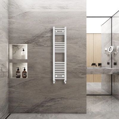 Warmehaus K 1200x300mm White Central Heating - Towel Rail Warmehaus K 1200x300mm White Central Heating - Towel Rail