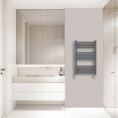 Warmehaus - Straight Heated Towel Rail - 800x500mm - Towel Radiator Warmehaus - Straight Heated Towel Rail - 800x500mm - Towel Radiator