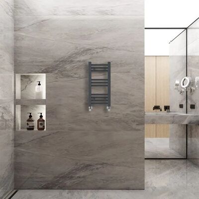 Warmehaus - Straight 600x300 - Anthracite Grey - Heated Towel Rail Warmehaus - Straight 600x300 - Anthracite Grey - Heated Towel Rail