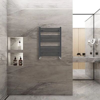 Warmehaus - Straight 800x600mm - Anthracite - Towel Rail Warmehaus - Straight 800x600mm - Anthracite - Towel Rail