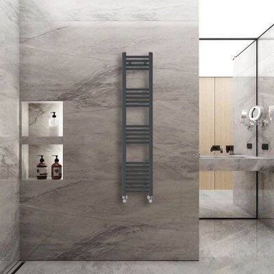 Warmehaus Straight 1400x300mm Anthracite Heated towel rail Warmehaus Straight 1400x300mm Anthracite Heated towel rail