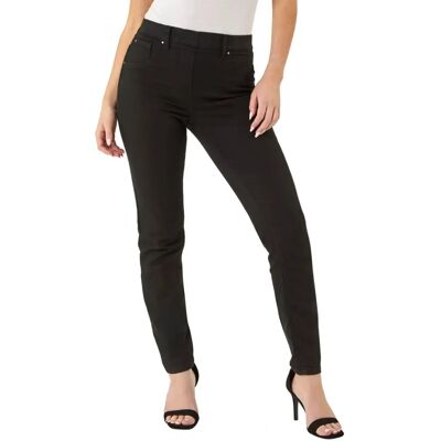 Roman Petite Schwarze Stretch Denim Jegging - Größe 18 - Jeggings Roman Petite Schwarze Stretch Denim Jegging - Größe 18 - Jeggings
