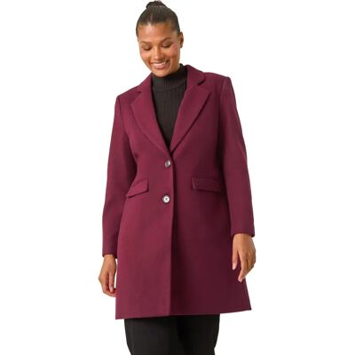 Roman UK Coat - Plum - Size 14 - Female Roman UK Coat - Plum - Size 14 - Female