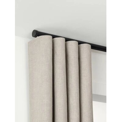 John Lewis Select Curl Gliding Curtain Pole - Diameter 30mm - Ceiling Fix - Stud Finial John Lewis Select Curl Gliding Curtain Pole - Diameter 30mm - Ceiling Fix - Stud Finial