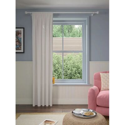 John Lewis - Linen-Poly Blend - Slot Top - Voile - Curtain John Lewis - Linen-Poly Blend - Slot Top - Voile - Curtain