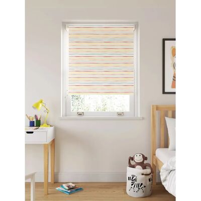 John Lewis - Wobbly Stripe - Blackout - Thermal - Roller Blind John Lewis - Wobbly Stripe - Blackout - Thermal - Roller Blind