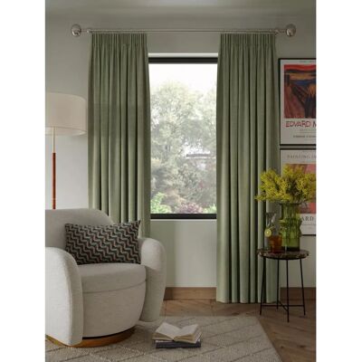 John Lewis - Textured Weave Recycled Polyester - Pencil Pleat - Blackout Thermal Lined Curtains John Lewis - Textured Weave Recycled Polyester - Pencil Pleat - Blackout Thermal Lined Curtains
