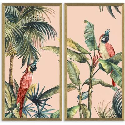 John Lewis - Tropica II - Green/Multi - Framed prints John Lewis - Tropica II - Green/Multi - Framed prints