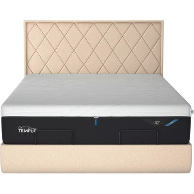 TEMPUR - Arc Disc Quilted Upholstered - Super King - bed frame TEMPUR - Arc Disc Quilted Upholstered - Super King - bed frame