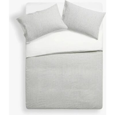 John Lewis - Graphite Stripe - Duvet Cover - Bedding John Lewis - Graphite Stripe - Duvet Cover - Bedding