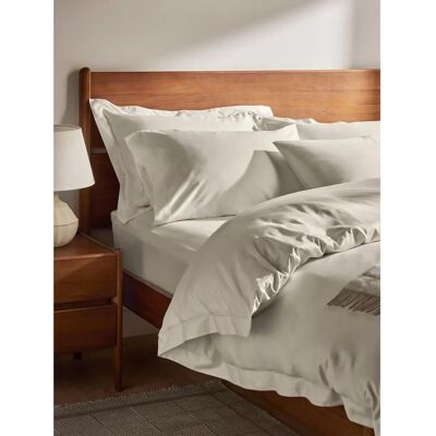John Lewis - Soft & Silky 400TC Egyptian Cotton - Super King - Satin weave - Fitted Sheet John Lewis - Soft & Silky 400TC Egyptian Cotton - Super King - Satin weave - Fitted Sheet