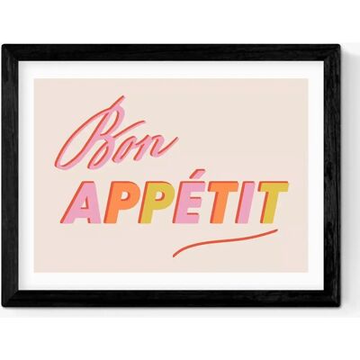 EAST END PRINTS - Studio Eleni Bon Appetit - Framed Print EAST END PRINTS - Studio Eleni Bon Appetit - Framed Print