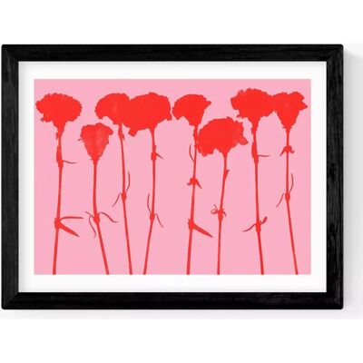 EAST END PRINTS - Carnations III - Garima Dhawan - Framed Print EAST END PRINTS - Carnations III - Garima Dhawan - Framed Print