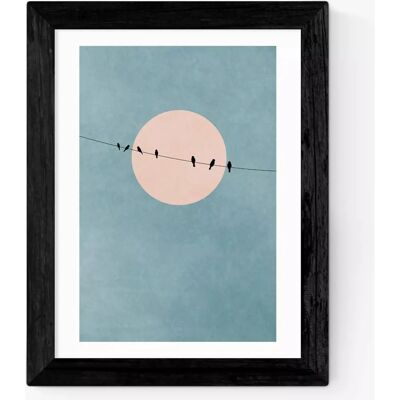 EAST END PRINTS - Kubistika - The Beauty Of Silence - Framed - Framed Print EAST END PRINTS - Kubistika - The Beauty Of Silence - Framed - Framed Print