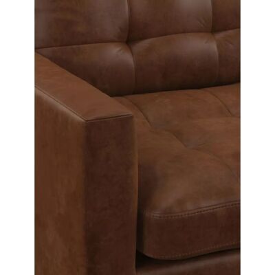 John Lewis Draper II RHF Leather Light Leg - Sofa John Lewis Draper II RHF Leather Light Leg - Sofa