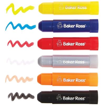 Baker Ross Solar System Mehrzweck-Farbstifte - 6 Farben Baker Ross Solar System Mehrzweck-Farbstifte - 6 Farben