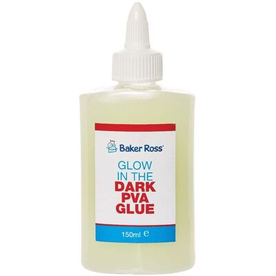 Colle PVA qui brille dans le noir - 150ml Baker Ross Colle PVA qui brille dans le noir - 150ml Baker Ross