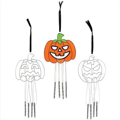 Carillons solaire citrouille Baker Ross - Décoration Halloween Carillons solaire citrouille Baker Ross - Décoration Halloween