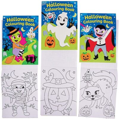 Livres de coloriage Halloween Baker Ross - Pack de 12 - Activités pour enfants Livres de coloriage Halloween Baker Ross - Pack de 12 - Activités pour enfants