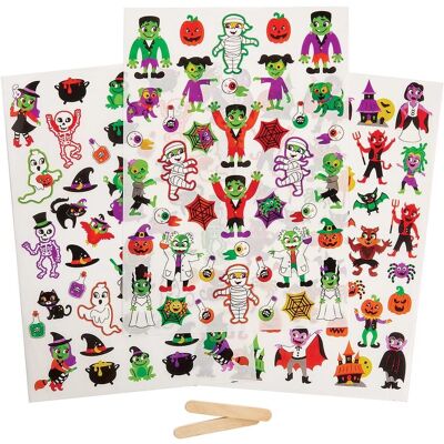 Baker Ross FX208 Autocollants de transfert Halloween - 120 Designs Baker Ross FX208 Autocollants de transfert Halloween - 120 Designs