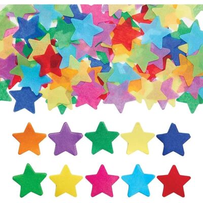 Petites Étoiles en Papier de Soie Baker Ross - Pack de 4000 - Fournitures de bricolage Petites Étoiles en Papier de Soie Baker Ross - Pack de 4000 - Fournitures de bricolage