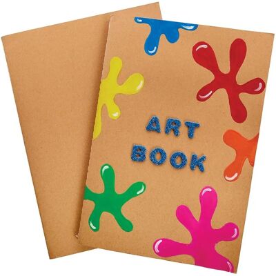 Marque A5 Cahiers de croquis - Pack de 6 - Portables et Personnalisables pour Artistes Marque A5 Cahiers de croquis - Pack de 6 - Portables et Personnalisables pour Artistes